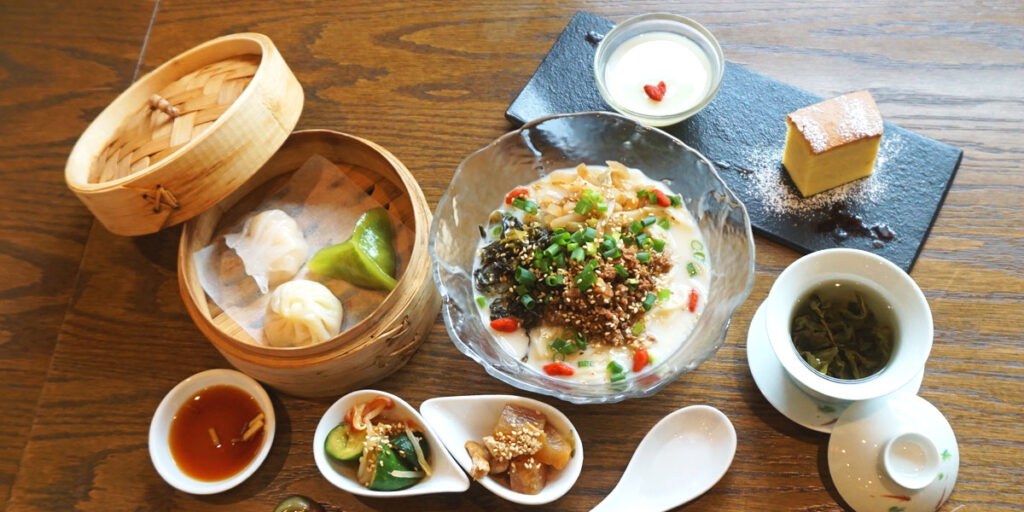 豆乳冷麺ランチセット